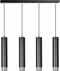 Emibig Kibo függőlámpa 4x8 W fekete-króm 643/4