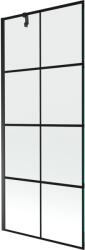 Mexen Next paravan pentru cadă, 1 aripă, 80 x 150 cm, grilaj negru, negru - 895-080-000-00-77-70 (895-080-000-00-77-70)