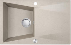 Laveo Grenada gránit mosogató 78x48 cm bézs SBG 411T (SBG411T)