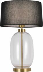 Light Prestige Amur asztali lámpa 1x60 W fekete-átlátszó LP-919/1TTRANSPARENT