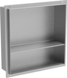 Mexen X-Wall-NR raft de nișă fără flanșă cu raft 30 x 30 cm, inox - 1911303010S (1911303010S)