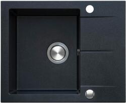 BERG Hobart gránit mosogató 59x50 cm szürke/grafit/onix BRQ1411A (BRQ1411A)