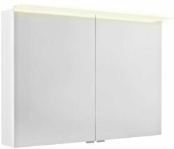 SAPHO Linex szekrény 100x15x70 cm tükörrel fehér LX100-0030