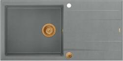 Quadron Evan graniteq mosogató 100x50 cm szürke/grafit/onix HCQE10050U5_PVDC1_P2O
