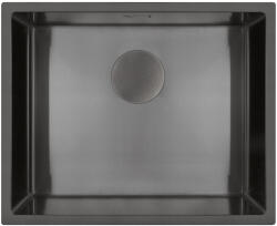 Oltens Hydda acél mosogató 54x44 cm fekete 71104300 (71104300)