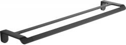 Mexen Lea cuiere dublu pentru prosoape, negru - 7026025-70 (7026025-70)