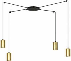 Emibig Traker függőlámpa 4x8 W fekete-arany 526/4