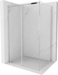 Mexen Omega cabină de duș extensibilă 100 x 80 cm, transparent, Crom - 825-100-080-01-00 (825-100-080-01-00)