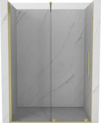 Mexen Velar uși de duș glisante 160 cm, transparent, aurii periate - 871-160-000-01-55 (871-160-000-01-55)