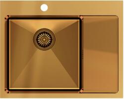 Quadron Russel acél mosogató 62x48 cm réz HB7911PVDBSC1 (HB7911PVDBSC1)