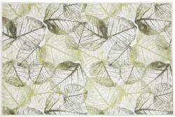 Kleine Wolke Selva fürdőszoba szőnyeg 60x50 cm négyszögletes fehér-zöld 9190612433 (9190612433)