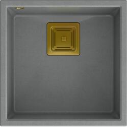 Quadron David graniteq mosogató 42x42 cm szürke/grafit/onix HQD4242U5-G1