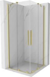 Mexen Velar Cabină de duș glisantă duo 80 x 80 cm, transparentă, auriu periat - 871-080-080-02-55 (871-080-080-02-55)