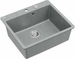 Quadron Morgan graniteq mosogató 56.5x49.5 cm szürke/grafit/onix HB8304U5-FM_BS_P2O