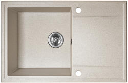 Kuchinox Hunter gránit mosogató 67x44 cm bézs SBU411T (SBU411T)