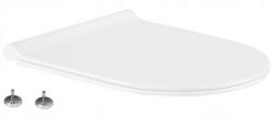 Mexen capac WC slim cu închidere lentă, duroplast, alb lucios - 39050100 (39050100)