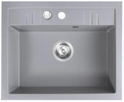 FDesign Carioca gránit mosogató 58x48 cm szürke/grafit/onix FD9-11-4858-44 (FD911485844)