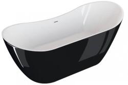 Polimat Abi térben álló kád 180x80 cm ovális kétszínű 00040