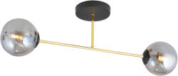 Emibig Magnum mennyezeti lámpa 2x10 W fekete-arany 1269/2