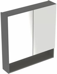 Geberit Selnova Square szekrény 58.8x17x85 cm tükörrel láva 501.265. 00.1