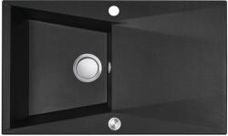 Laveo Grenada gránit mosogató 78x48 cm fekete SBG 711T (SBG711T)