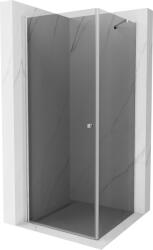 Mexen Pretoria cabină de duș pivotantă 100 x 100 cm, grafit, crom - 852-100-100-01-40 (852-100-100-01-40)