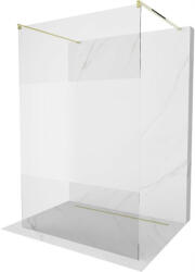 Mexen Kioto panou de duș independent 140 x 200 cm, transparent/înghețat 8 mm, auriu - 800-140-002-50-35 (800-140-002-50-35)