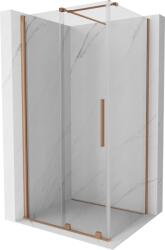 Mexen Velar cabina de duș glisantă 120 x 70 cm, transparentă, cupru periat - 871-120-070-01-65 (871-120-070-01-65)