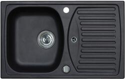 Alveus Record gránit mosogató 78x48 cm fekete 1115191 (1115191)