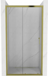 Mexen Apia ușă de duș glisantă 100 cm, transparentă, aurie - 845-100-000-50-00 (845-100-000-50-00)