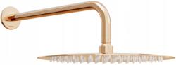 Mexen Slim cap de duș 30 cm cu braț de duș, aur roz - 79230211-60 (79230211-60)