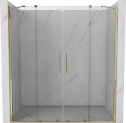 Mexen Velar Duo uși de duș glisante 170 cm, transparent, auriu - 871-170-000-02-50 (871-170-000-02-50)