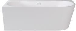 Besco Zoya fal mellé szerelhető fűrdőkád 150x75 cm négyszögletes fehér #WAS-150-ZL (#WAS150ZL)