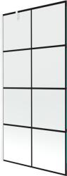 Mexen Next paravan de cadă cu 1 panou 90 x 150 cm, grilaj negru, alb - 895-090-000-00-77-20 (895-090-000-00-77-20)