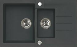 Alveus Rock gránit mosogató 78x48 cm szürke/grafit/onix 4217005 (4217005)