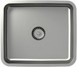 Quadron Nicolas acél mosogató szifonnal 44x39 cm acél KS1U4035BS_DBS (KS1U4035BSDBS)