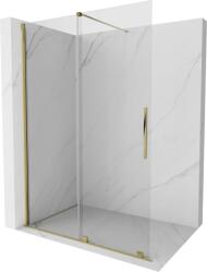 Mexen Velar panou de duș culisant Walk-in 160 x 200 cm, transparent 8 mm, auriu - 871-160-000-03-50 (871-160-000-03-50)