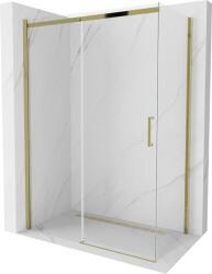 Mexen Omega cabina de duș culisantă 140 x 70 cm, transparentă, aurie - 825-140-070-50-00 (825-140-070-50-00)