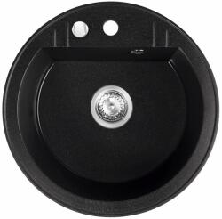 FDesign Carioca gránit mosogató 51x51 cm szürke/grafit/onix FD9-10-51-22 (FD9105122)