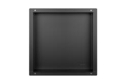 Balneo Wall-Box No Rim Black süllyesztett polc 30 cm fekete OB-BL1-NR