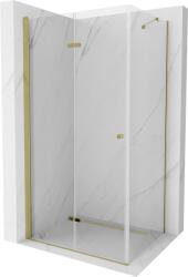 Mexen Lima cabina de duș pliabilă 70 x 90 cm, transparentă, aurie - 856-070-090-50-00 (856-070-090-50-00)