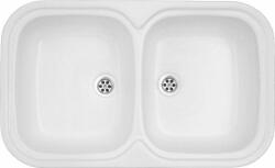 Polimat akril mosogató 79x48 cm fehér 00384 (00384)