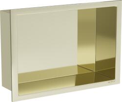 Mexen X-Wall-R raft de nișă cu flanșă 30 x 20 cm, auriu periat - 1950302010 (1950302010)