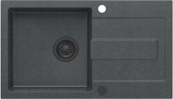 Quadron Christian graniteq mosogató 78x45 cm fekete HCQC7845CZK_PC (HCQC7845CZKPC)