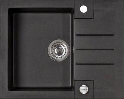 Alveus Rock gránit mosogató 59.5x47.5 cm fekete 1213091 (1213091)
