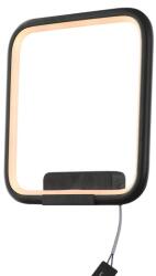Altavola Design Ledowe Kwadraty oldalfali lámpa 1x15 W fekete LA079/W_in_3k_black