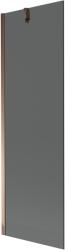 Mexen Next paravan de cadă cu 1 canat 60 x 150 cm, grafit, aur roz - 895-060-000-00-40-60 (895-060-000-00-40-60)