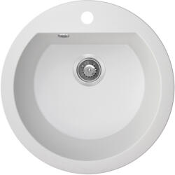 Laveo Dafne gránit mosogató 51x51 cm fehér SBD680T (SBD680T)