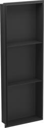 Mexen X-Wall-NR raft de nișă fără colier cu poliță 90 x 30 cm, neagră - 1971903010S (1971903010S)