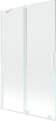 Mexen Velar paravan pentru cadă, cu 2 aripi, glisant, 110 x 150 cm, transparent, alb - 896-110-000-01-20 (896-110-000-01-20)